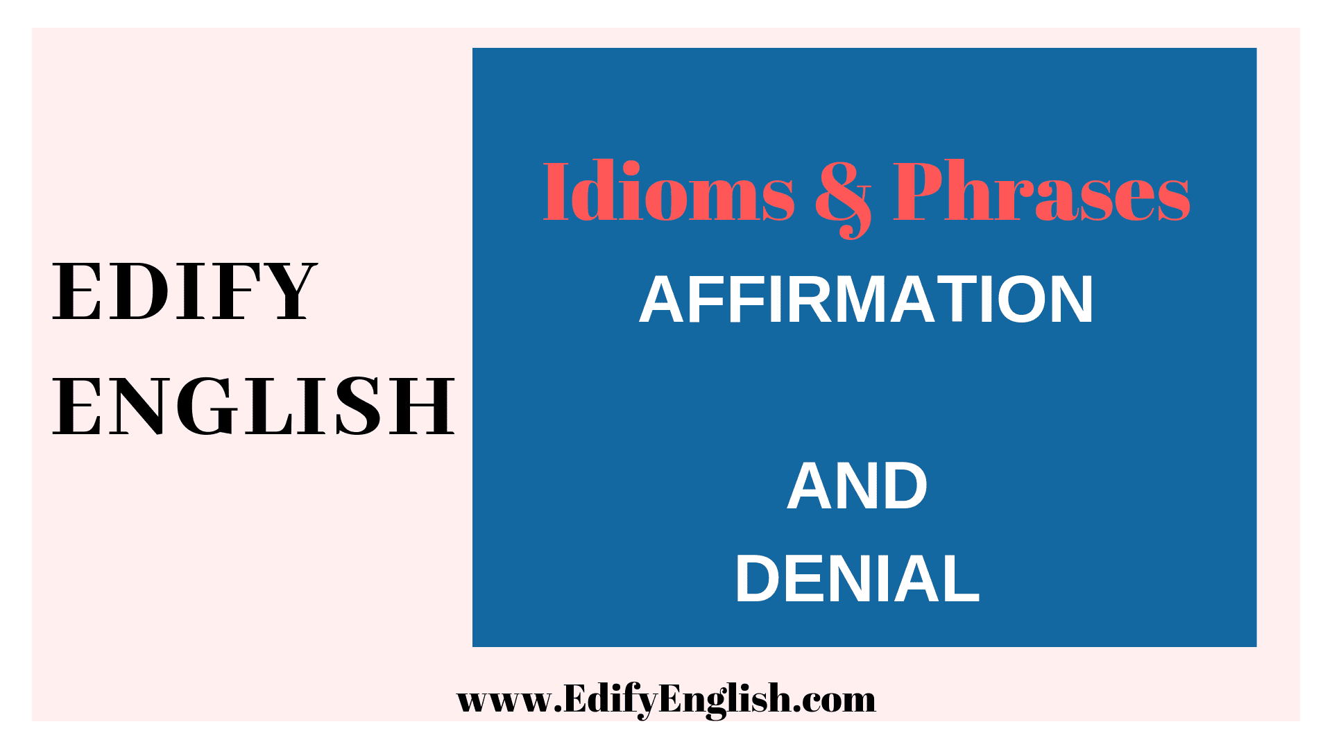 idioms-phrases-affirmation-and-denial-vocabulary